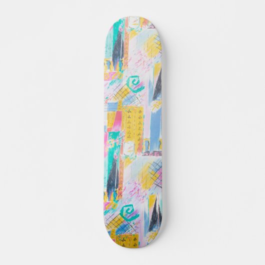 Abstract patroon skateboard (Voorkant)
