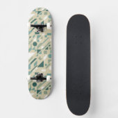 Abstract patroon skateboard (Voorkant)