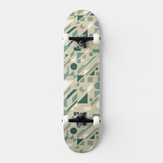 Abstract patroon skateboard (Voorkant)
