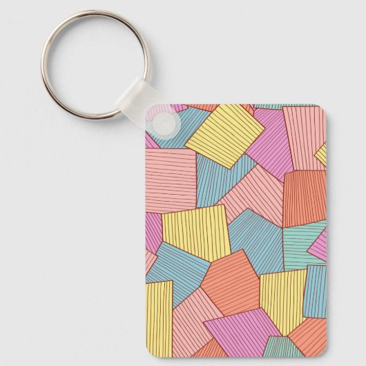 Abstract patroon sleutelhanger (Voorkant)
