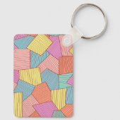Abstract patroon sleutelhanger (Achterkant)