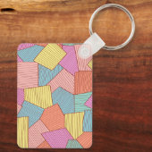 Abstract patroon sleutelhanger (Achterkant)