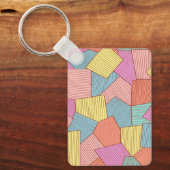 Abstract patroon sleutelhanger (Voorkant)