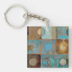 Abstract patroon sleutelhanger
