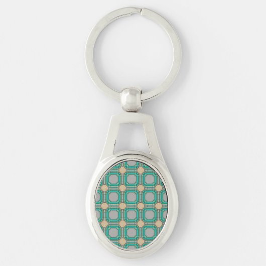 abstract patroon sleutelhanger (Voorkant)