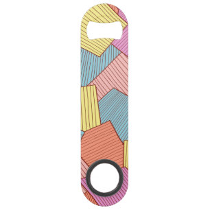Abstract patroon speed flessenopener