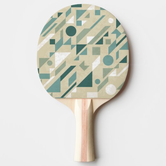 Abstract patroon tafeltennisbatje (Voorkant)