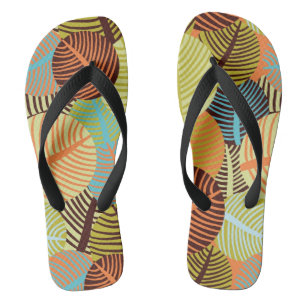 Abstract patroon teenslippers