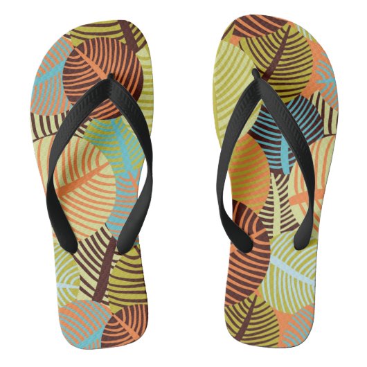 Abstract patroon teenslippers (Voetbed)