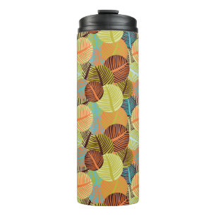 Abstract patroon thermosbeker