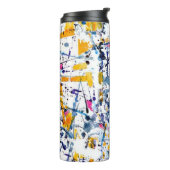 Abstract patroon thermosbeker (Gedraaid links)