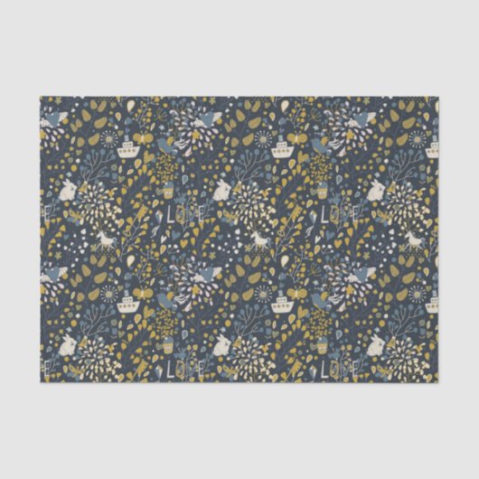 Abstract patroon tissuepapier (Voorkant)
