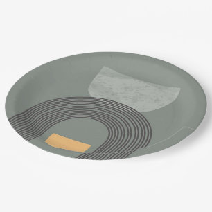 Abstract patroon van bohemen papieren bordje