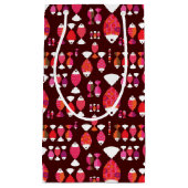 Abstract patroon van de retrovis onderwater klein cadeauzakje (Voorkant)