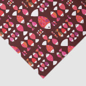 Abstract patroon van de retrovis onderwater tissuepapier (Detail)