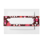 Abstract patroon van de retrovis onderwater uitnodigingen wikkel (Voorkant Voorbeeld)