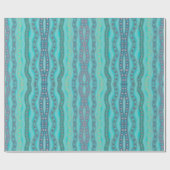 Abstract patroon van dichroomhoudend strand cadeaupapier (Vlak)