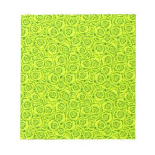 Abstract patroon van florale rozen notitieblok