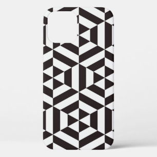 Abstract patroon van geometrische hexagon naadloos iPhone 12 hoesje
