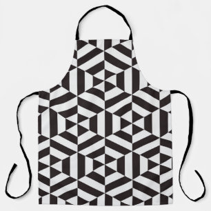Abstract patroon van geometrische hexagon naadloos schort