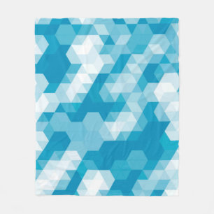 Abstract patroon van geometrische vormelementen ba fleece deken