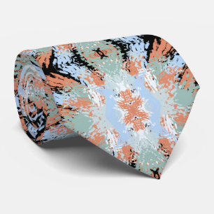 Abstract patroon van gespleten uiteinden met paste stropdas
