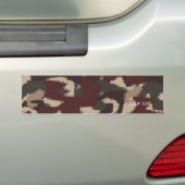 Abstract patroon van militaire camouflage bumpersticker (Op auto)