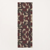 Abstract patroon van militaire camouflage yogamat (Voorkant)