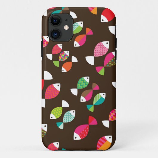 Abstract patroon van retrovis onder water 2 Case-Mate iPhone case (Achterkant)