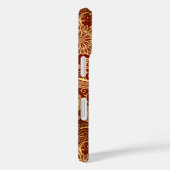 Abstract patroon van rode en goudflens Case-Mate iPhone case (Achterkant / Rechts)