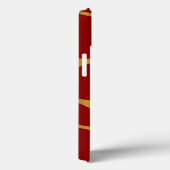Abstract patroon van rode en goudgiraf Case-Mate iPhone case (Achterkant / Rechts)