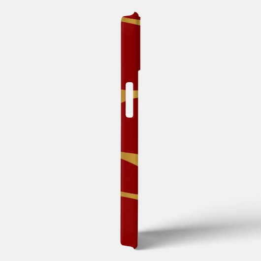 Abstract patroon van rode en goudgiraf Case-Mate iPhone case (Achterkant / Rechts)