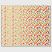 Abstract patroon van stijl Retro Cadeaupapier (Vlak)