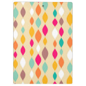 Abstract patroon van stijl Retro Klembord (Achterkant)