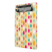 Abstract patroon van stijl Retro Mini Klembord (Angled2)