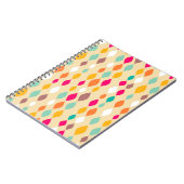 Abstract patroon van stijl Retro Notitieboek (Linkerzijde)