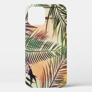 Abstract patroon van tropische planten. illustrat iPhone 12 hoesje