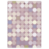 Abstract patroon van verbindingscirkels klembord (Achterkant)