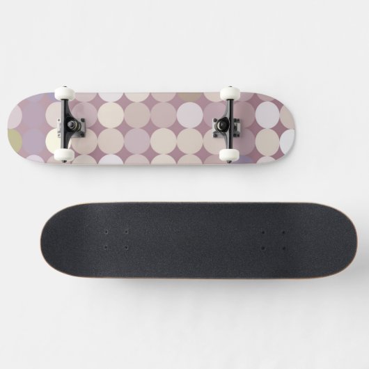 Abstract patroon van verbindingscirkels skateboard (Horizontaal)