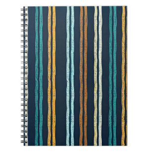 Abstract patroon van verticale lijnen notitieboek