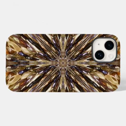 Abstract patroon van zaadkralen Case-Mate iPhone case (Achterkant (horizontaal))