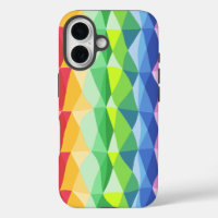 Abstract patroon voor geometrische regenboogstaafp