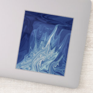 abstract patroon waterverf sticker
