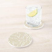 Abstract patroon zandsteen onderzetter (Zijkant)