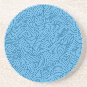 Abstract patroon zandsteen onderzetter