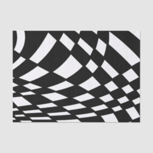 Abstract patroon - zwart-wit. tissuepapier