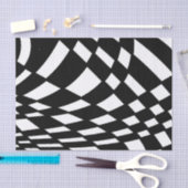 Abstract patroon - zwart-wit. tissuepapier (Craft)