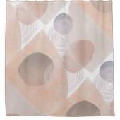 Abstract patroonontwerp douchegordijn (Voorkant)