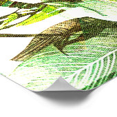 Abstract patroonontwerp met levendige kleuren poster (Hoek)