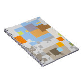 Abstract patroonontwerp notitieboek (Rechterzijde)